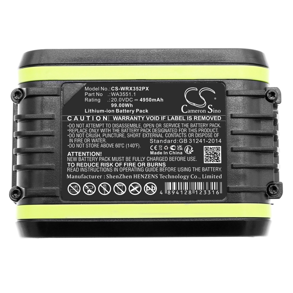 Battery industrial Worx WX812