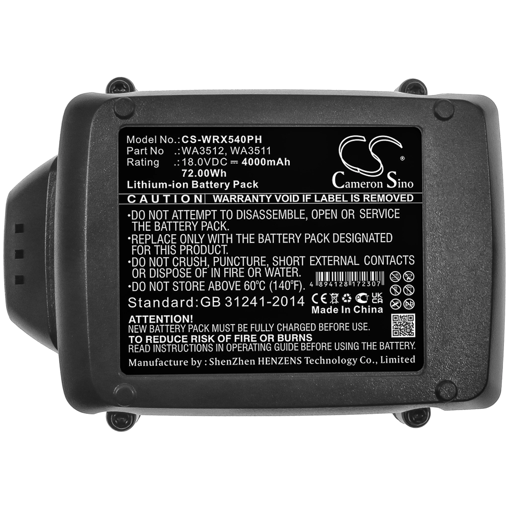 Power Tools Battery Pattfield CS-WRX540PH