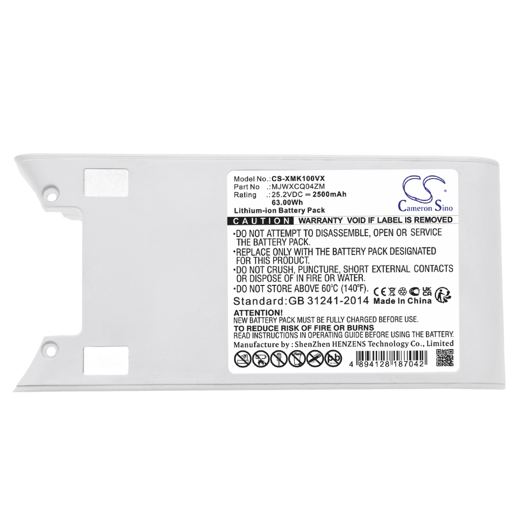 Battery Replaces MJWXCQ04ZM