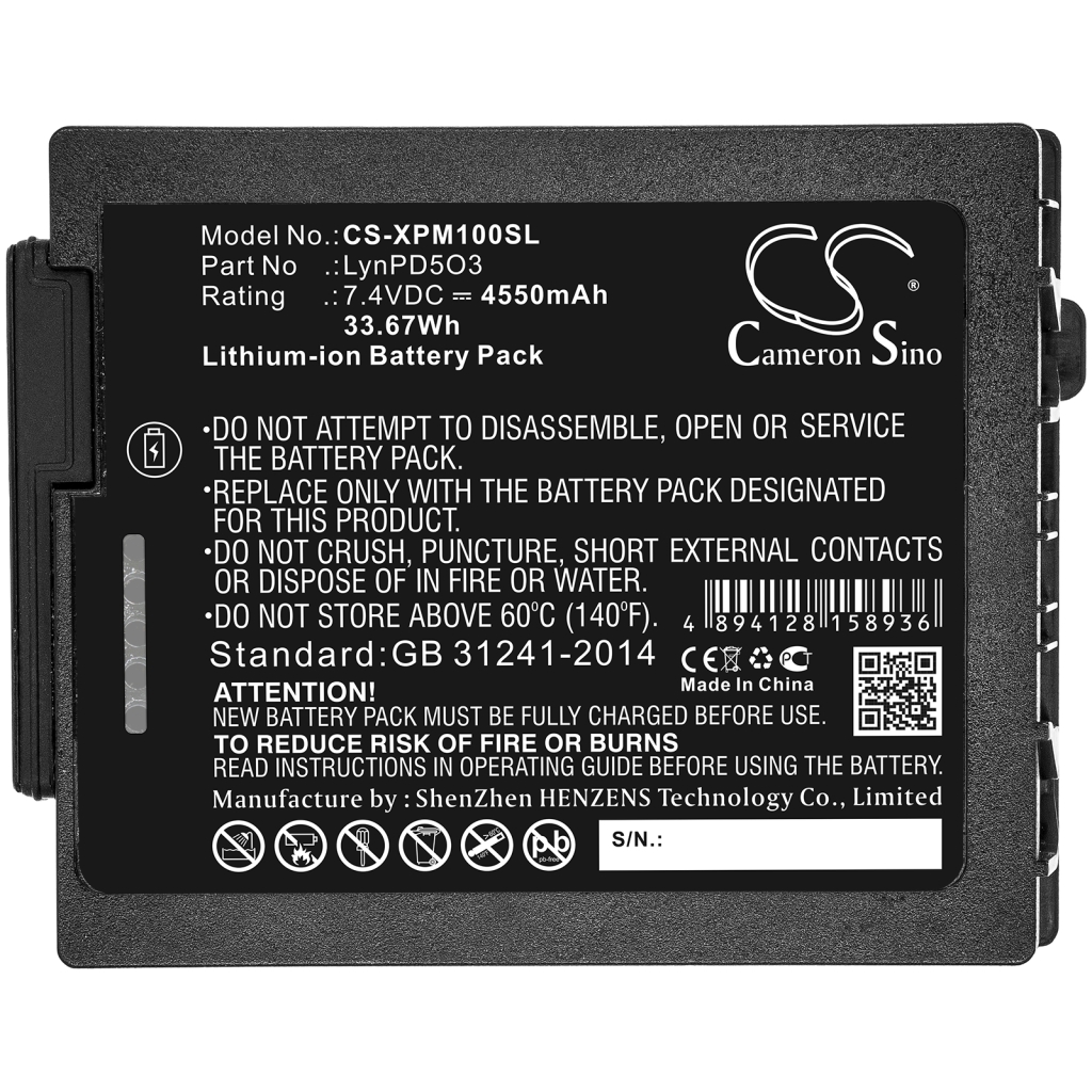 Tablet Battery Zebra CS-XPM100SL