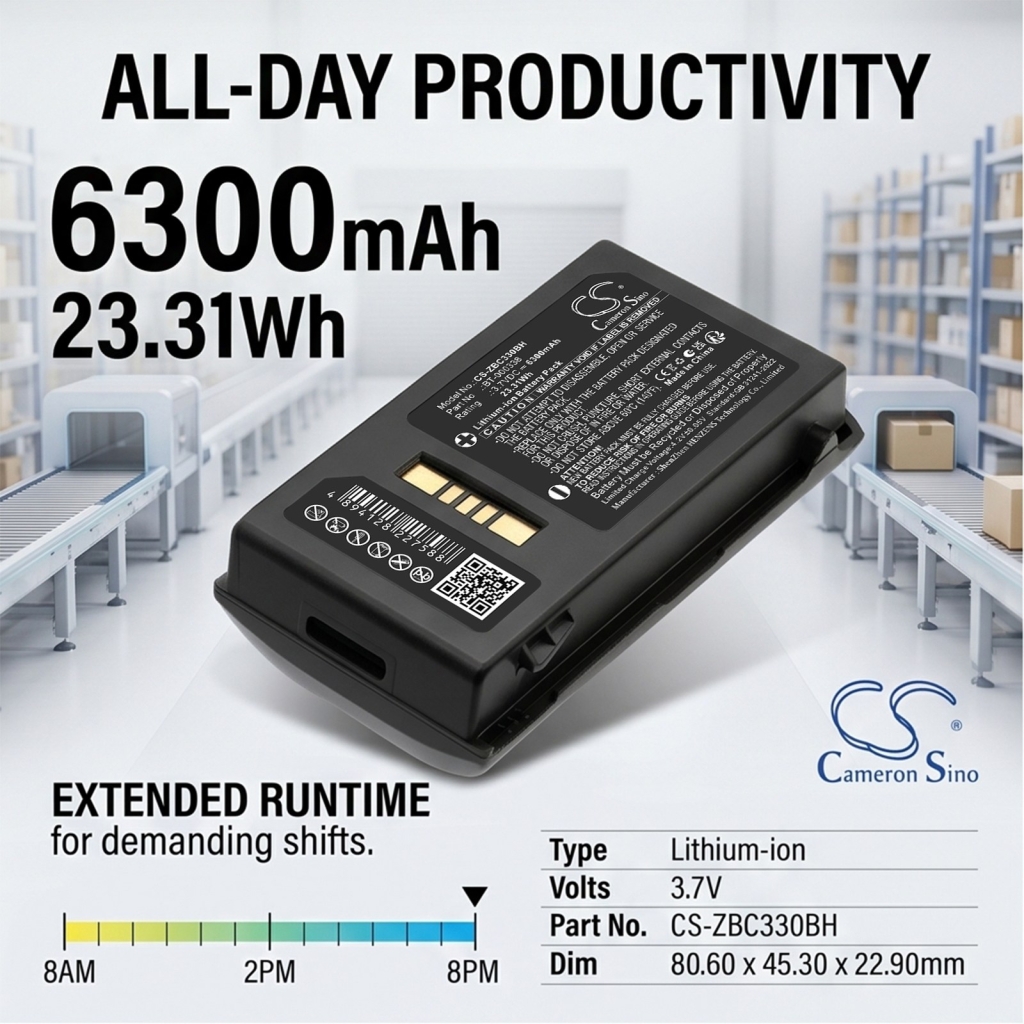 Baterie compatibil cu Zebra CS-ZBC330BH