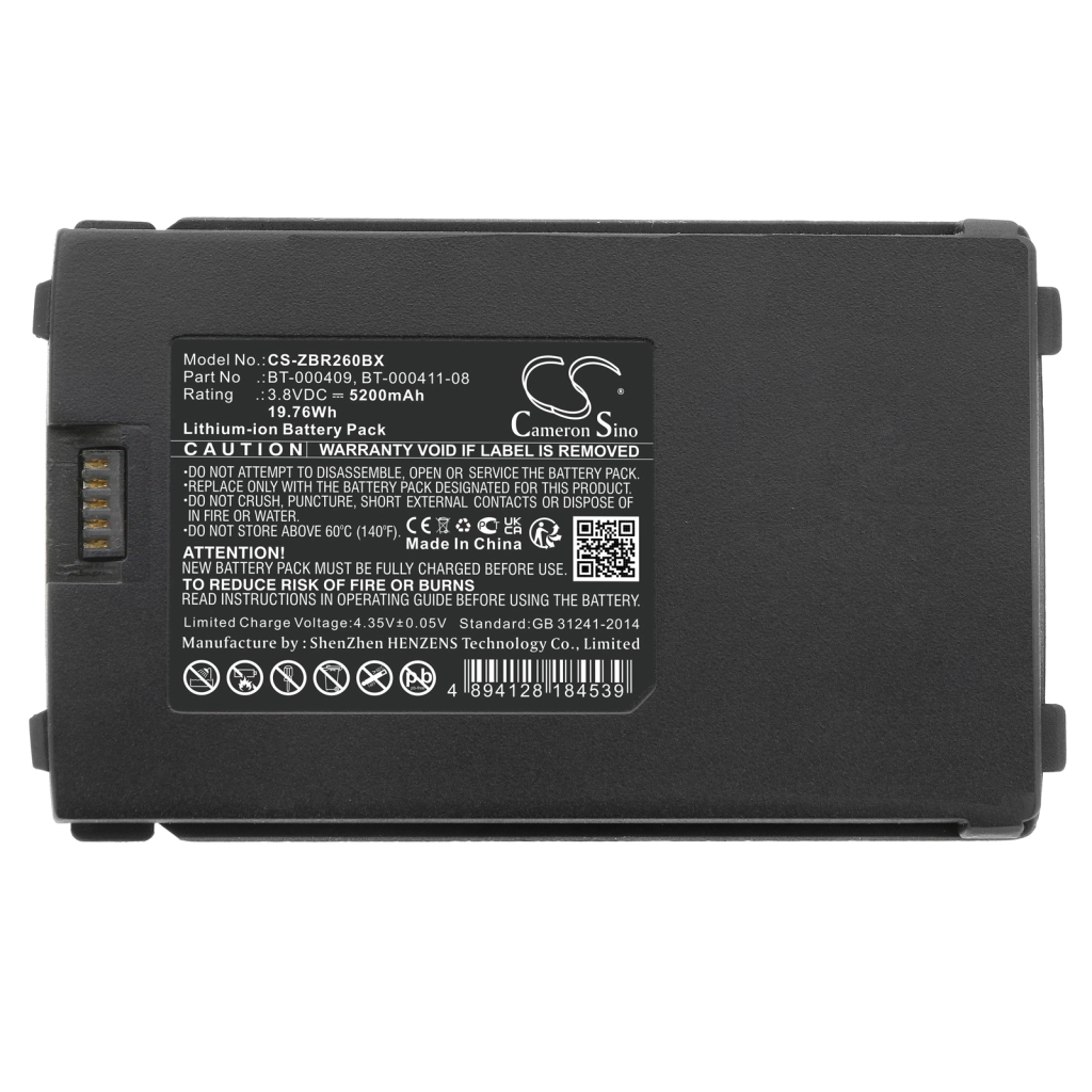 Baterie cod de bare, scanner Zebra TC26AK