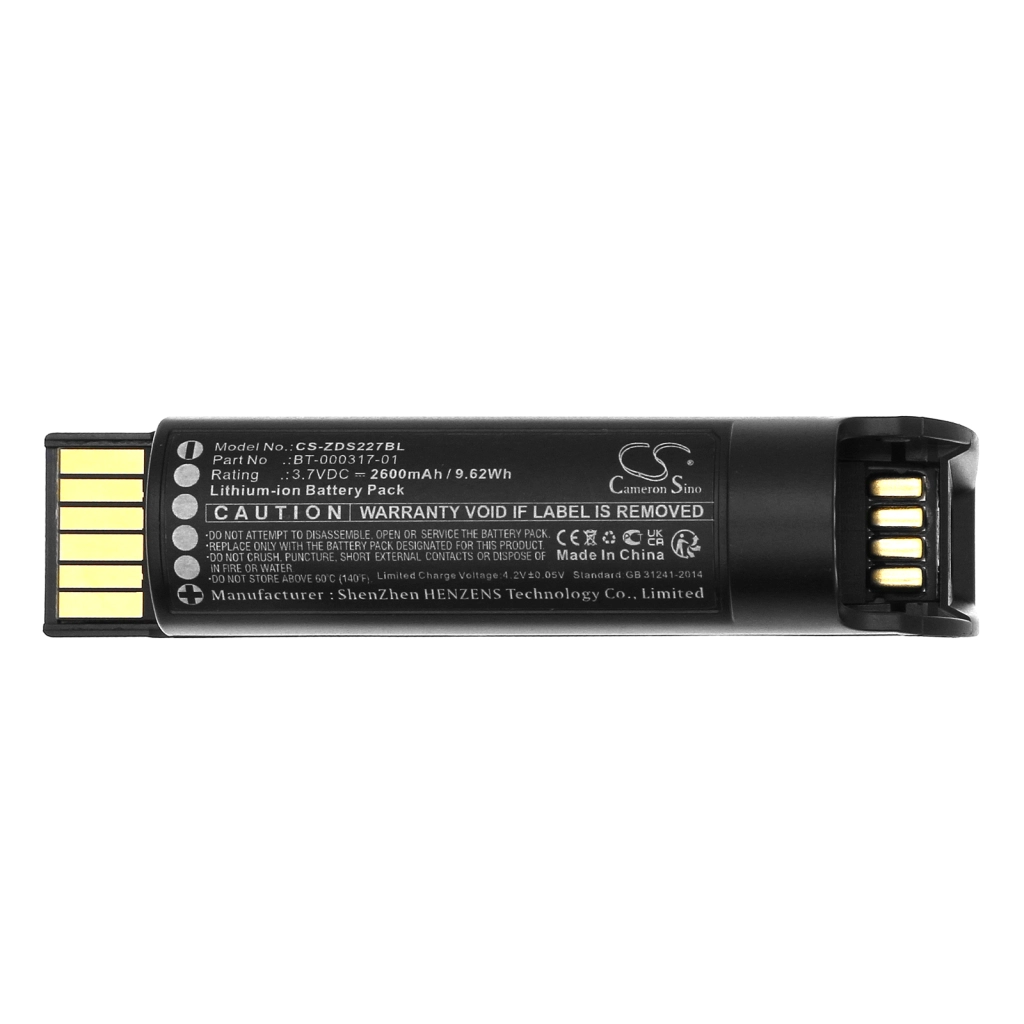 Baterie cod de bare, scanner Zebra DS2278