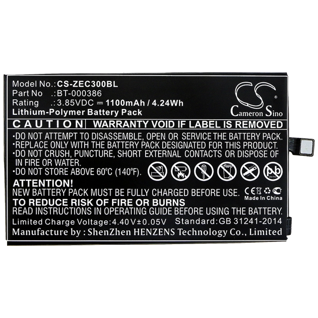 Baterie cod de bare, scanner Zebra EC300K (CS-ZEC300BL)