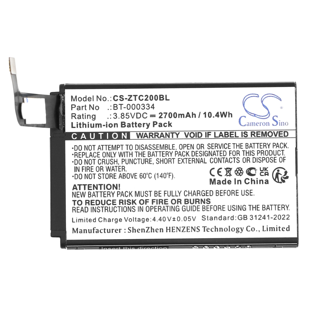 Baterie cod de bare, scanner Zebra CS-ZTC200BL