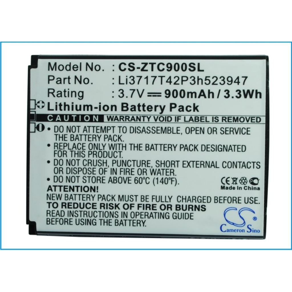 Baterie compatibil cu Telstra ZTE CS-ZTC900SL