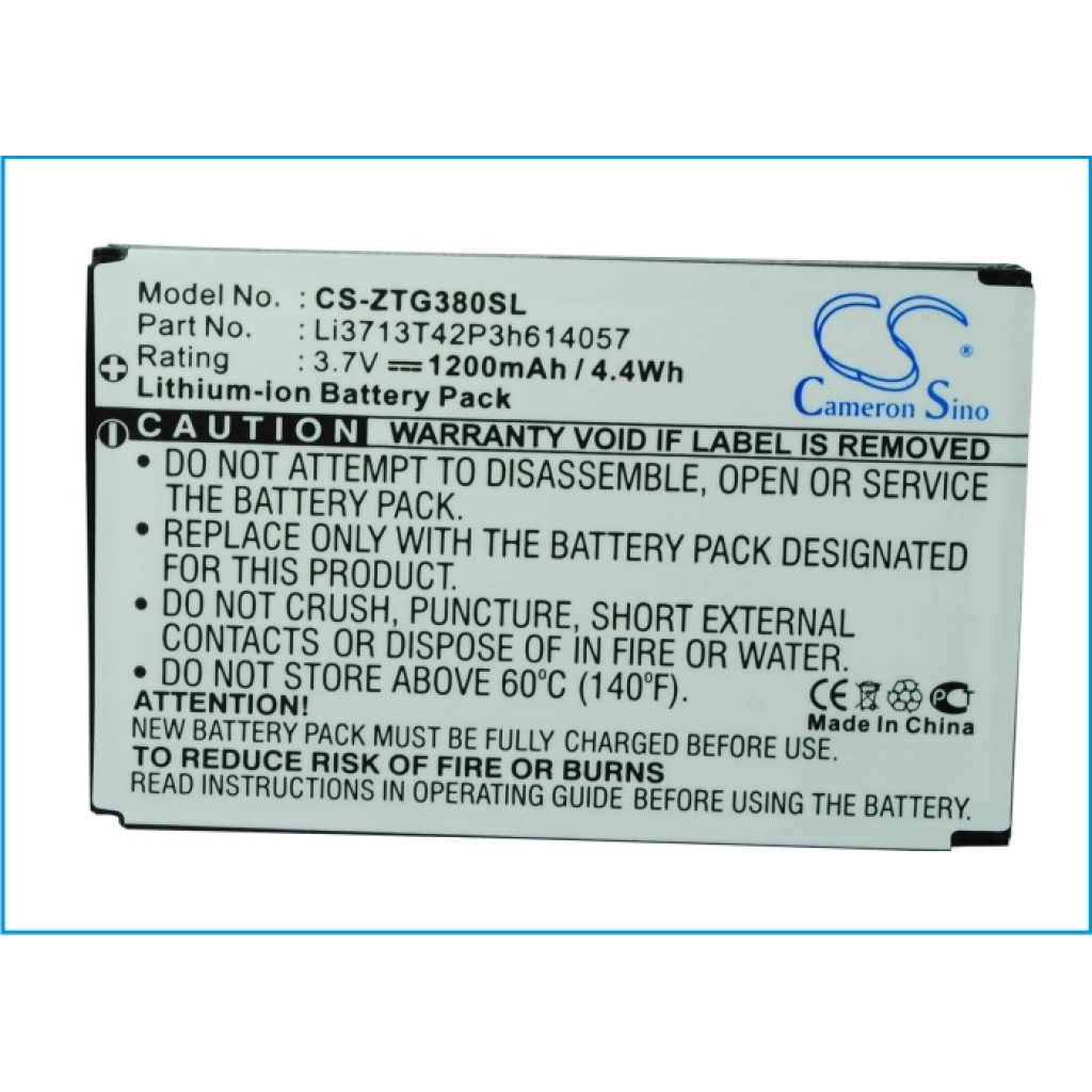 Mobile Phone Battery ZTE D800
