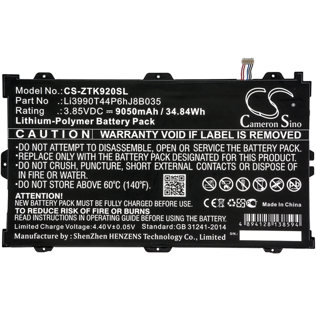 Baterie tabletă ZTE Primetime LTE-A (CS-ZTK920SL)