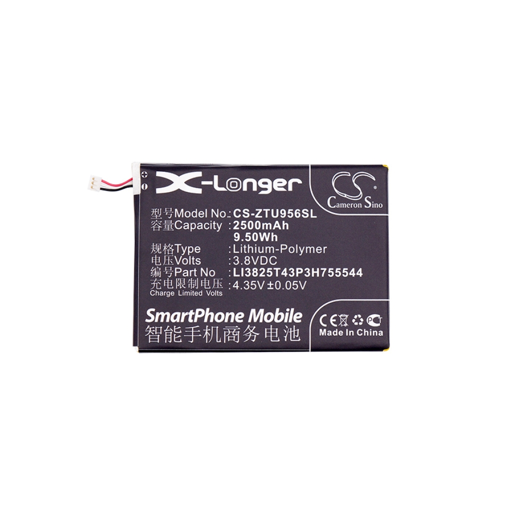 Înlocuire compatibilă pentru bateria ZTE LI3825T43P3H755544