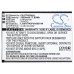 Compatible battery replacement for ZTE LI3818T43P3H695144