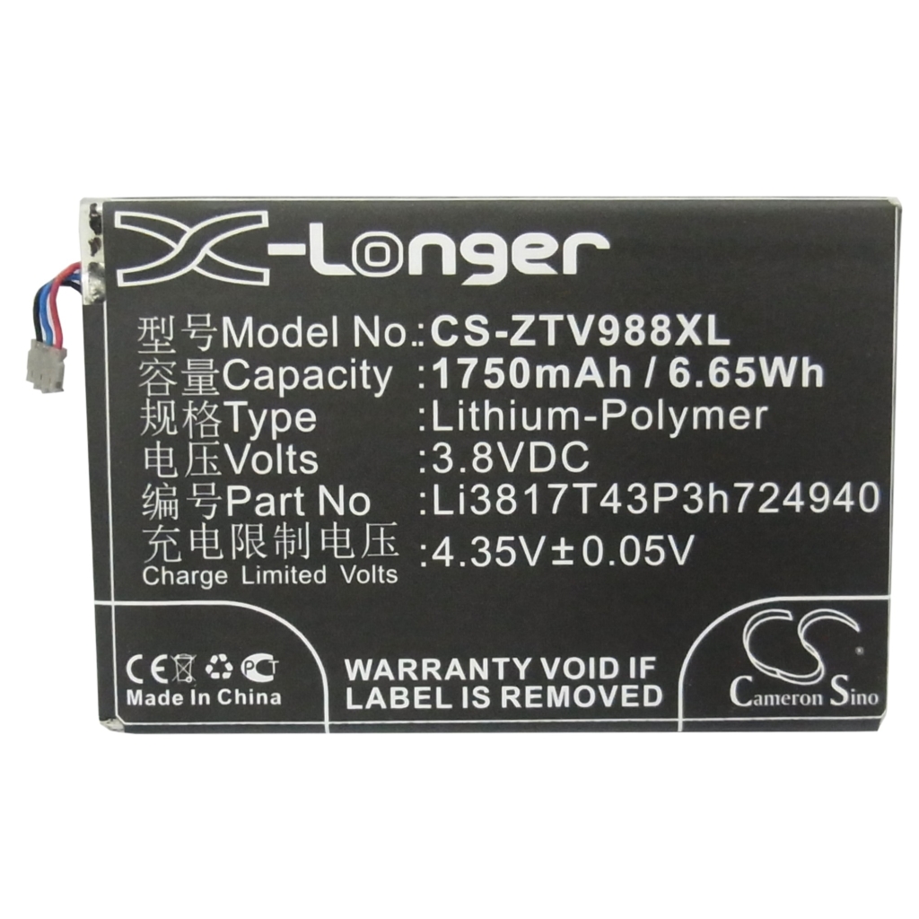 Înlocuire compatibilă pentru bateria NET10 LI3817T43P3H724940