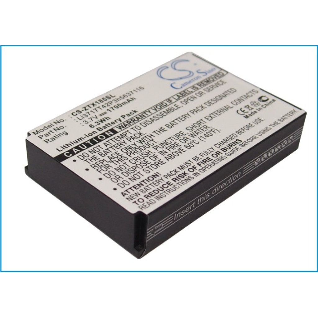Înlocuire compatibilă pentru bateria ZTE LI3717T42P3H5637116