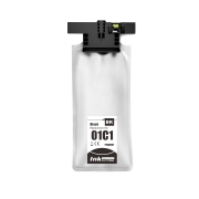 Înlocuitor compatibil pentru Compatibil cu Epson C13T01C100 / 198ml Cerneală Negru (Cartușe de cerneală)