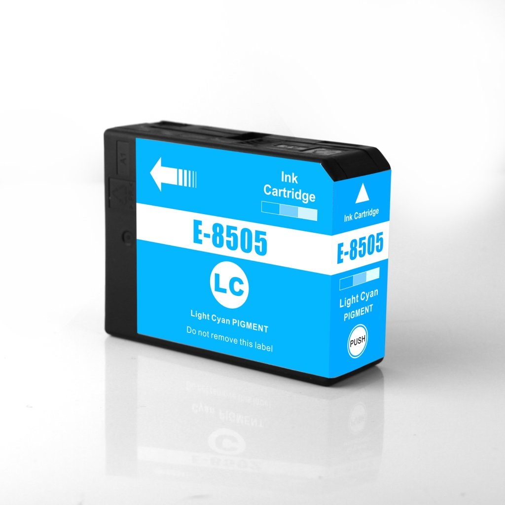 Compatible with Epson T8505 / 87ml Ink Light cyan (Ink cartridges)