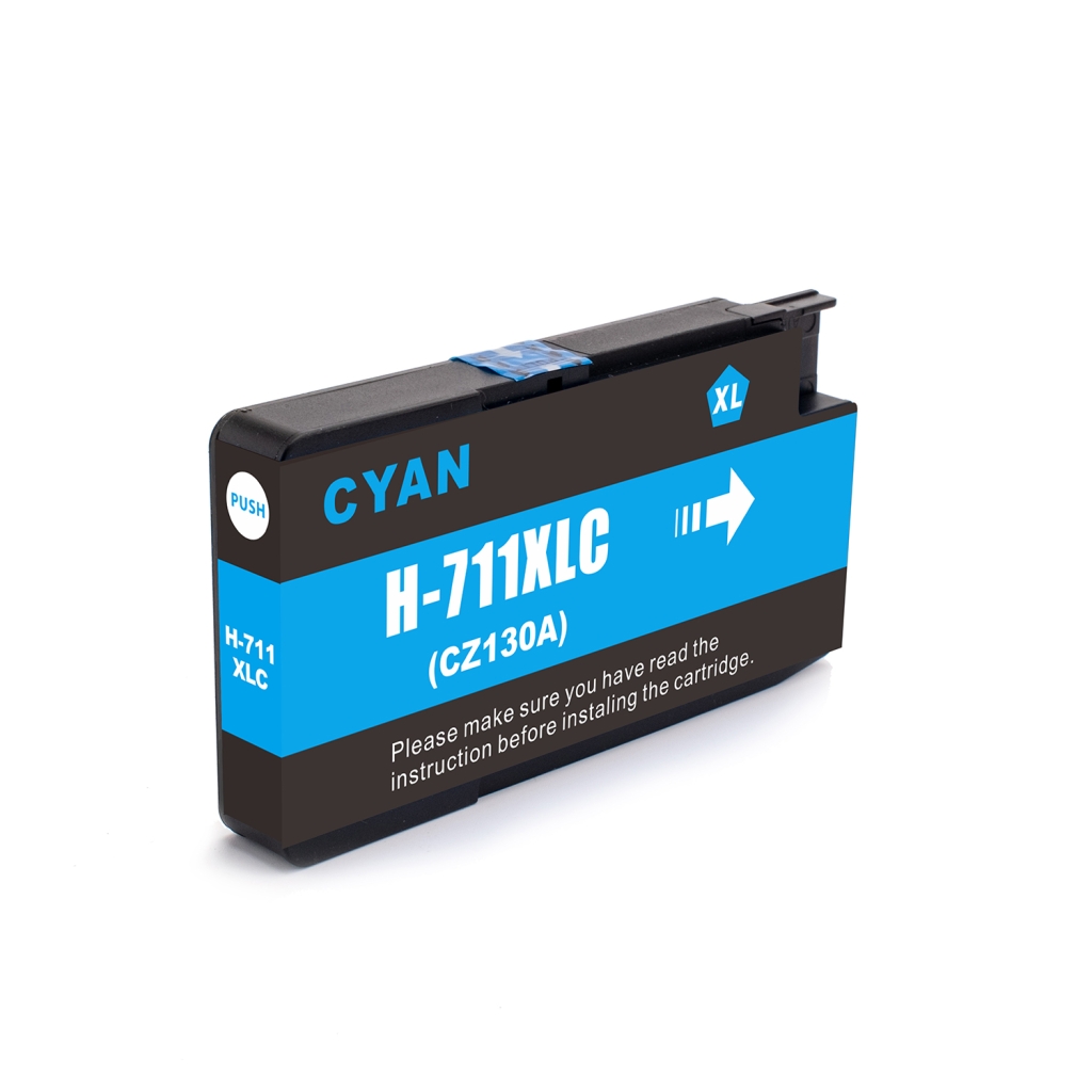 Compatible with HP 711C / 30ml Ink Cyan (Ink cartridges)